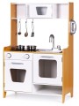 Wooden Play Kitchen for Children with Multimedia Burners