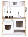 Wooden Play Kitchen for Children with Multimedia Burners