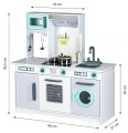 Large Wooden Play Kitchen for Children with Accessories