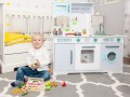 Large Wooden Play Kitchen for Children with Accessories