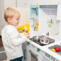 Large Wooden Play Kitchen for Children with Accessories