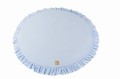 Velvet Play mat Round Baby Blue