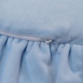 Velvet Play mat Round Baby Blue