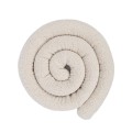 Baby Cot Bumper Pillow  -  Safe Roll | Bearly Cream 400 cm