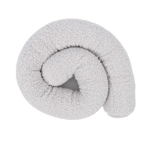 Baby Cot Bumper Pillow  -  Safe Roll | Bearly Off White 150 cm