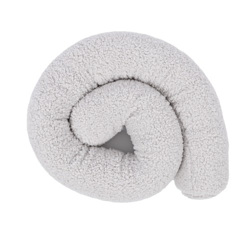 Baby Cot Bumper Pillow  -  Safe Roll | Bearly Off White 150 cm
