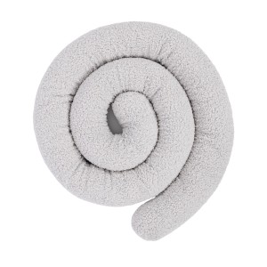 Baby Cot Bumper Pillow  -  Safe Roll | Bearly Off White 300 cm