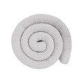 Baby Cot Bumper Pillow  -  Safe Roll | Bearly Off White 400 cm