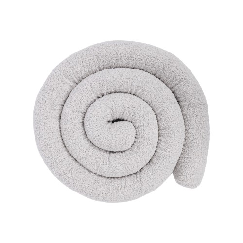Baby Cot Bumper Pillow  -  Safe Roll | Bearly Off White 400 cm