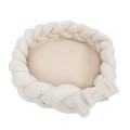 Baby Nest with Protective Braid - Play Mat | Bearly Cream