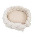 Baby Nest with Protective Braid - Play Mat | Bearly Cream