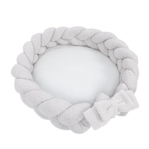 Baby Nest with Protective Braid - Play Mat | Bearly Off White