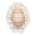 Baby Nest with Protective Braid  -  Bearly Cream