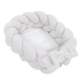 Baby Nest with Protective Braid  -  Bearly Off White
