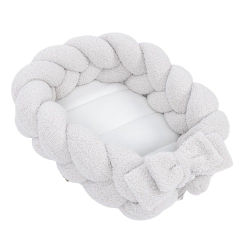 Baby Nest with Protective Braid  -  Bearly Off White