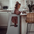 Wooden Learning Tower Scandi, Grey