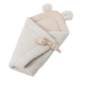 Baby Swaddle for Sleeping and Cuddling  -  Soft and Safe | Bearly Cream