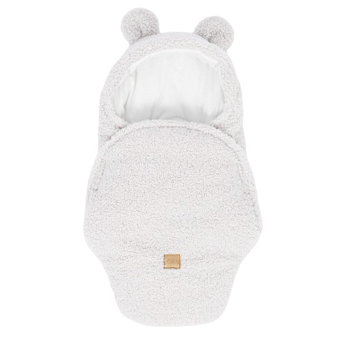 Baby Wrap with Bear Ears - Bearly off White
