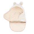 Baby Wrap with Bear Ears - Bearly off White