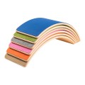 Wooden Balance Board 80x30cm, Natural, Beige Felt
