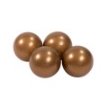 Soft Plastic Balls 7cm for the Ball Pit 50 pcs, Platin Gold