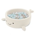 Boucle Ball Pit, Whale, Cheesecake Cream Beige, without balls