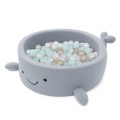 Boucle Ball Pit, Whale, Dusty Ice Blue, without balls