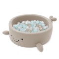 Boucle Ball Pit, Whale, Oat Biscuit Beige, without balls