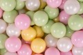 Velvet Foam Playset with Small Ball Pit with 100 Balls Light Pink: White Pearl/ Light Green/Pastel Pink/Pastel Yellow
