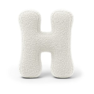 Alphabet Letter Pillow Off White | Bearly H