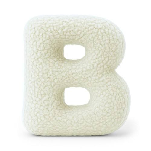 Alphabet Letter Pillow Cream | Bearly B