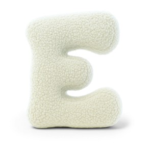 Alphabet Letter Pillow Cream | Bearly E