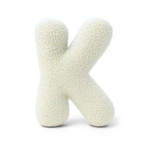 Alphabet Letter Pillow Cream | Bearly K
