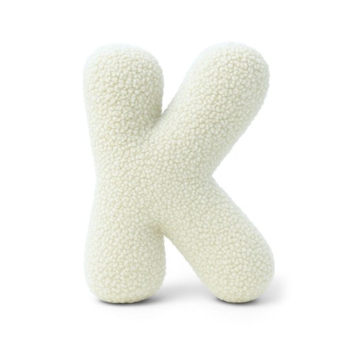 Alphabet Letter Pillow Cream | Bearly K