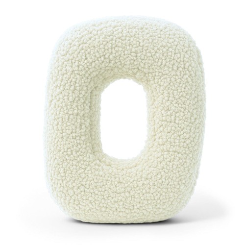 Alphabet Letter Pillow Cream | Bearly O
