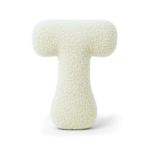 Alphabet Letter Pillow Cream | Bearly T