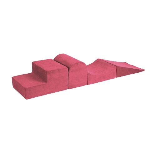 Foam 4 elements Playset, Velvet, Raspberry Red
