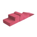 Foam 4 elements Playset, Velvet, Raspberry Red