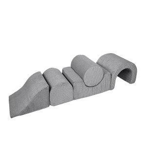 Aesthetic Baby Soft Play Set, 5 Elements, Gray