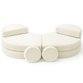 Modular Sofa for Kids Coccolo – 6 Pieces | Bearly dark-brown