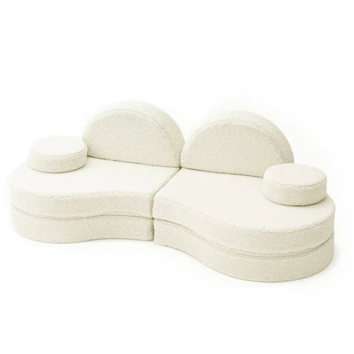 Modular Sofa for Kids Coccolo – 6 Pieces | Bearly cream