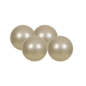 Soft Plastic Balls 7cm for the Ball Pit 50 pcs, Pearl Gold