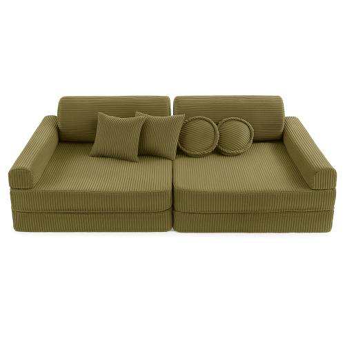 Aesthetic Premium Kids Sofa, Khaki
