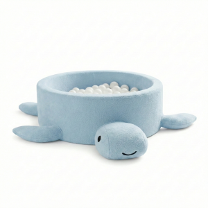 Boucle Ball Pit, Turtle, Dusty Ice Blue, without balls