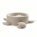 Boucle Ball Pit, Turtle, Oat Biscuit Beige, without balls