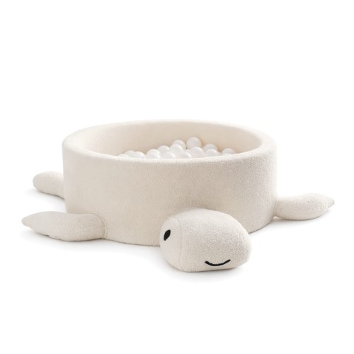 Boucle Ball Pit, Turtle, Cheesecake Cream Beige, without balls