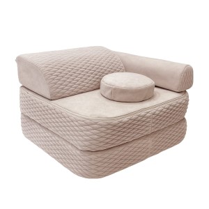Modular Half-Sofa for Kids – 4 Pieces | Dune | 60cm Color ivory