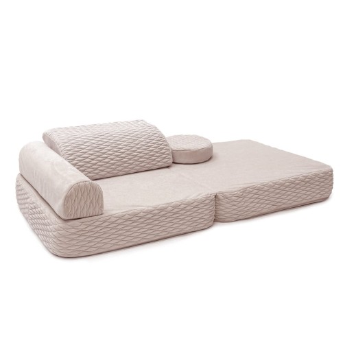 Modular Half-Sofa for Kids – 4 Pieces | Dune | 60cm Color dune