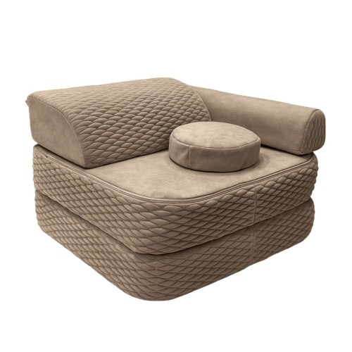 Modular Half-Sofa for Kids – 4 Pieces | Dune | 60cm Color stone-gray