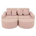 Aesthetic Pocket Max Kids Sofa, Pink